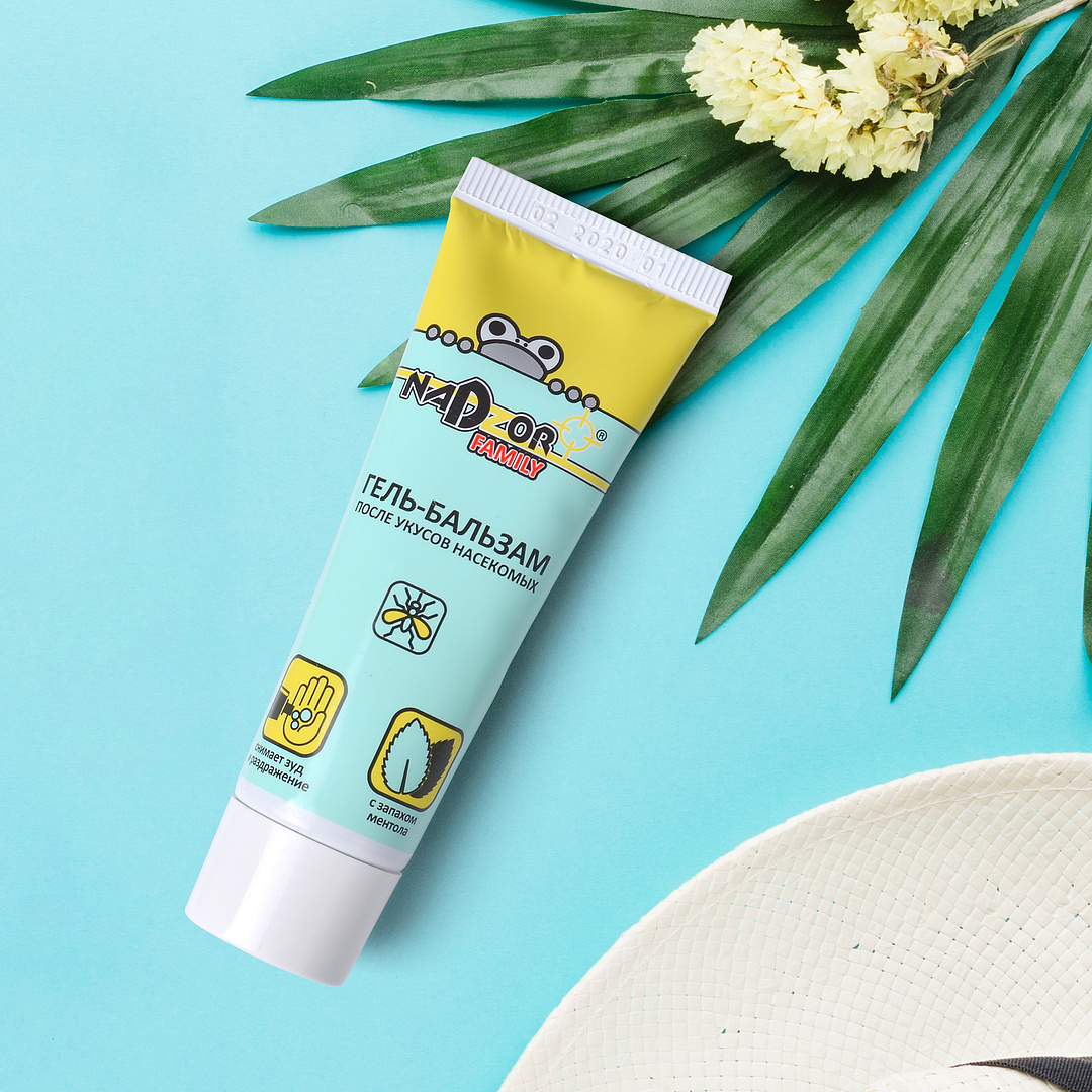 Гель-бальзам Nadzor после укусов комаров 30гр DET003N