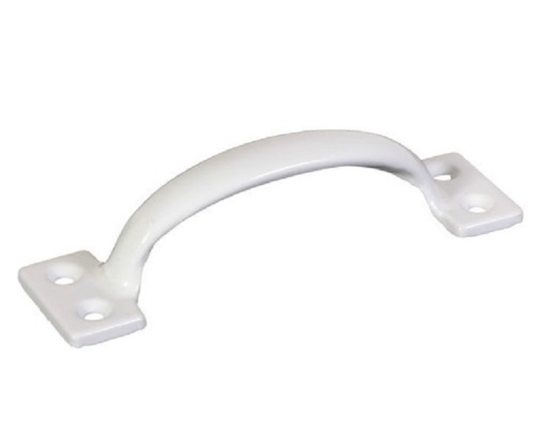 Ручка-скоба РС-90 цельногнутая белая