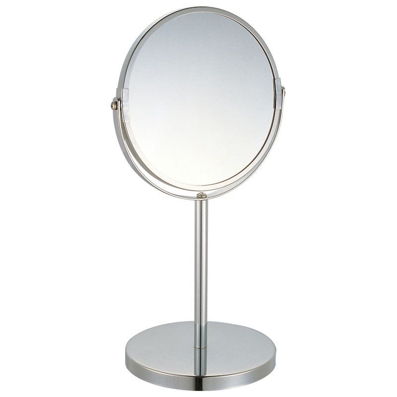 Зеркало косметическое РЫЖЫЙ КОТ двухстороннее на ножке 17х17х35 см 1х5 M-1605