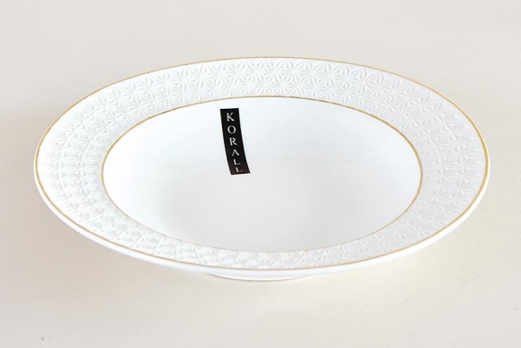 Тарелка керам. Снежная королева 500мл 22см суповая cs228922-a