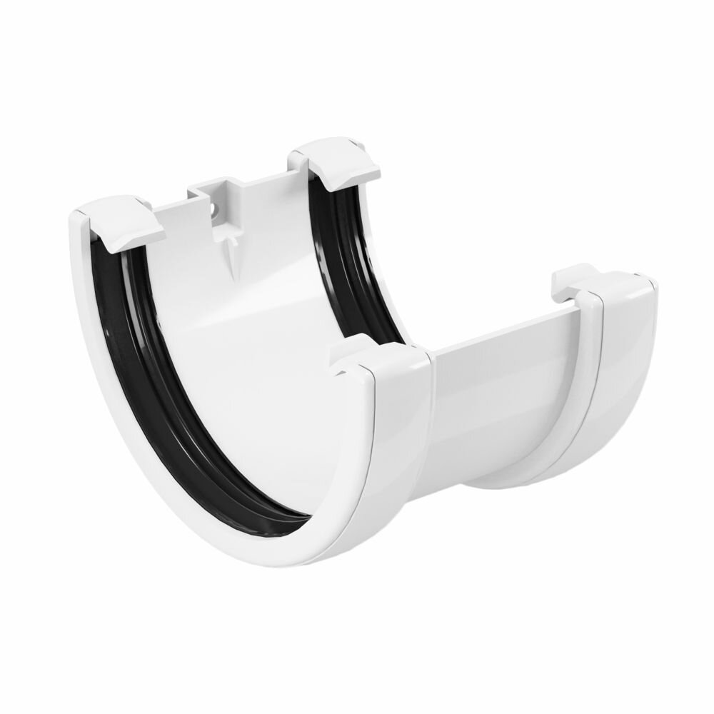 Соединитель желобов FINEBER  белый