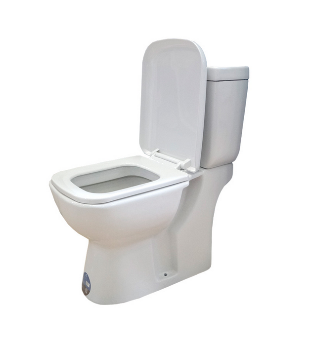 Унитаз-компакт "8036 EX" белый прямой выпуск с арматурой и сиденьем микролифт (Туркмения) 4части8036- купить в АПлайн