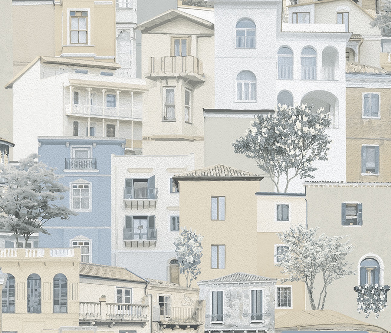 Обои бумажные дуплекс Пермь Городок 0,53х10м 1082-07