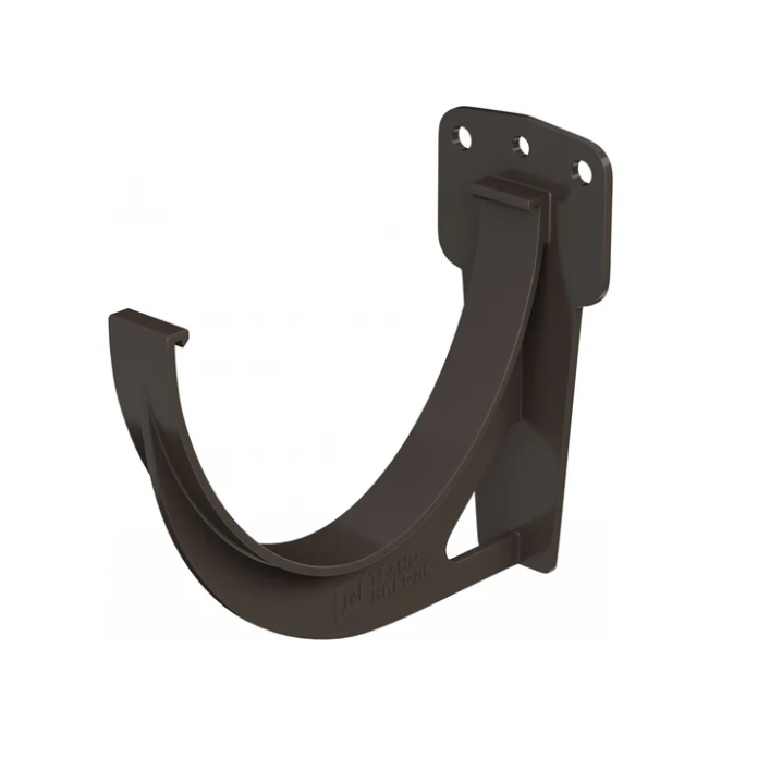 Кронштейн желоба ТехноНИКОЛЬ Оптима D120/80мм пластик темно-коричневый - 128163 - купить в АПлайн