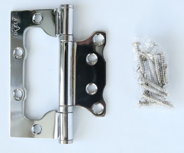 Петля накладная (бабочка) "LOCKLY" 100*75*2,5 хром (2шт)