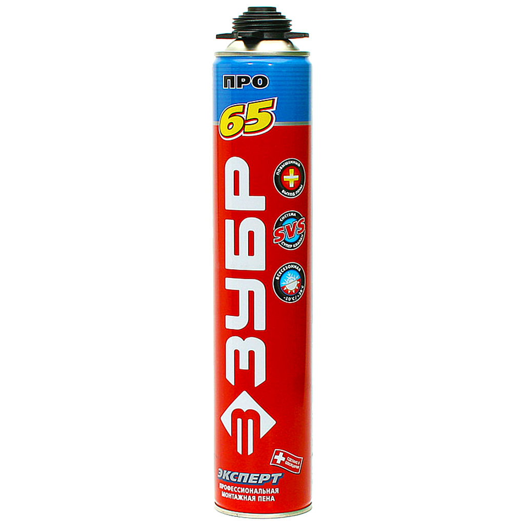 ПЕНА ЗУБР "ЭКСПЕРТ"ПРО НР ПРОФЕС.МОНТАЖ.ПИСТОЛ.ВСЕСЕЗ.800МЛ