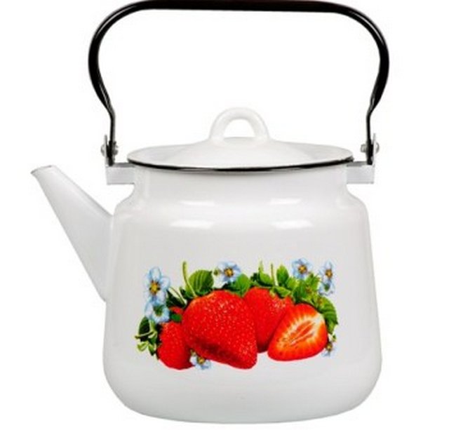 Чайник эмал. СтальЭмаль 2л декор 1С25С