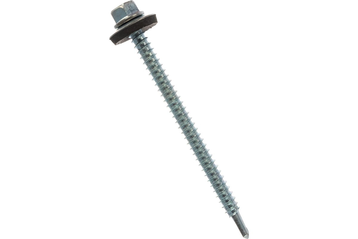 Саморез кровельный 5,5х76 цинк контейнер (150шт) ГОСКРЕП