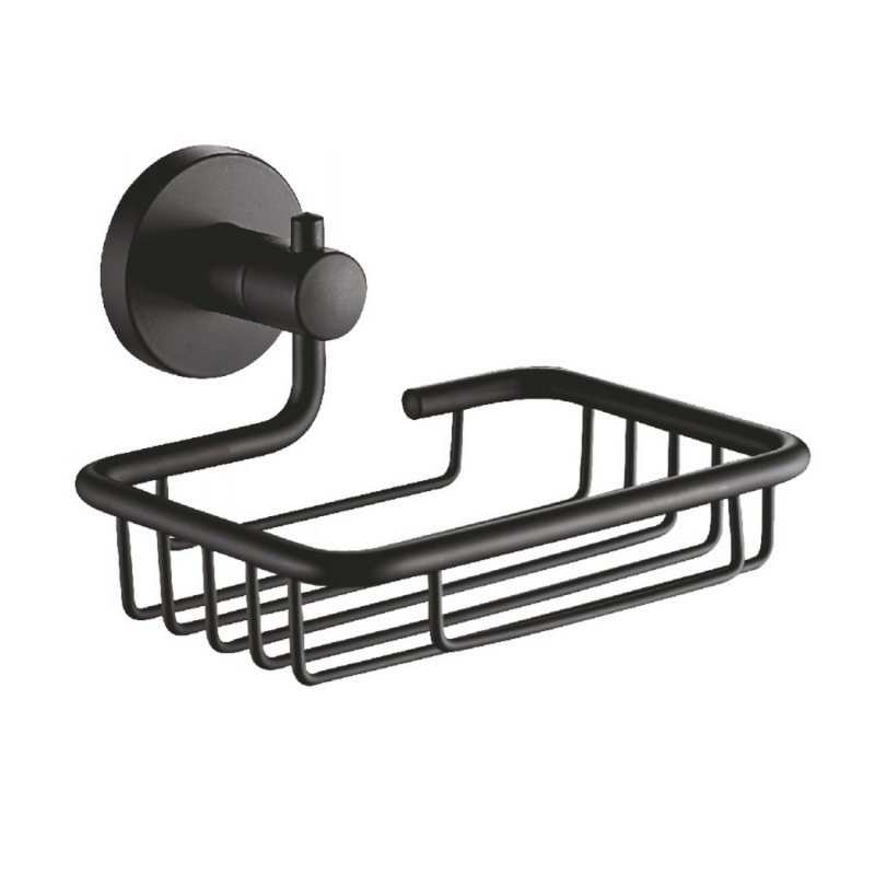 Мыльница настенная HAIBA черная решетка HB8702-1 550599- купить в АПлайн