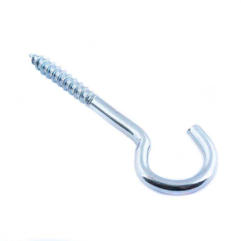 Шуруп-полукольцо 5,0x70 белый цинк (1шт) Стройбат 068241