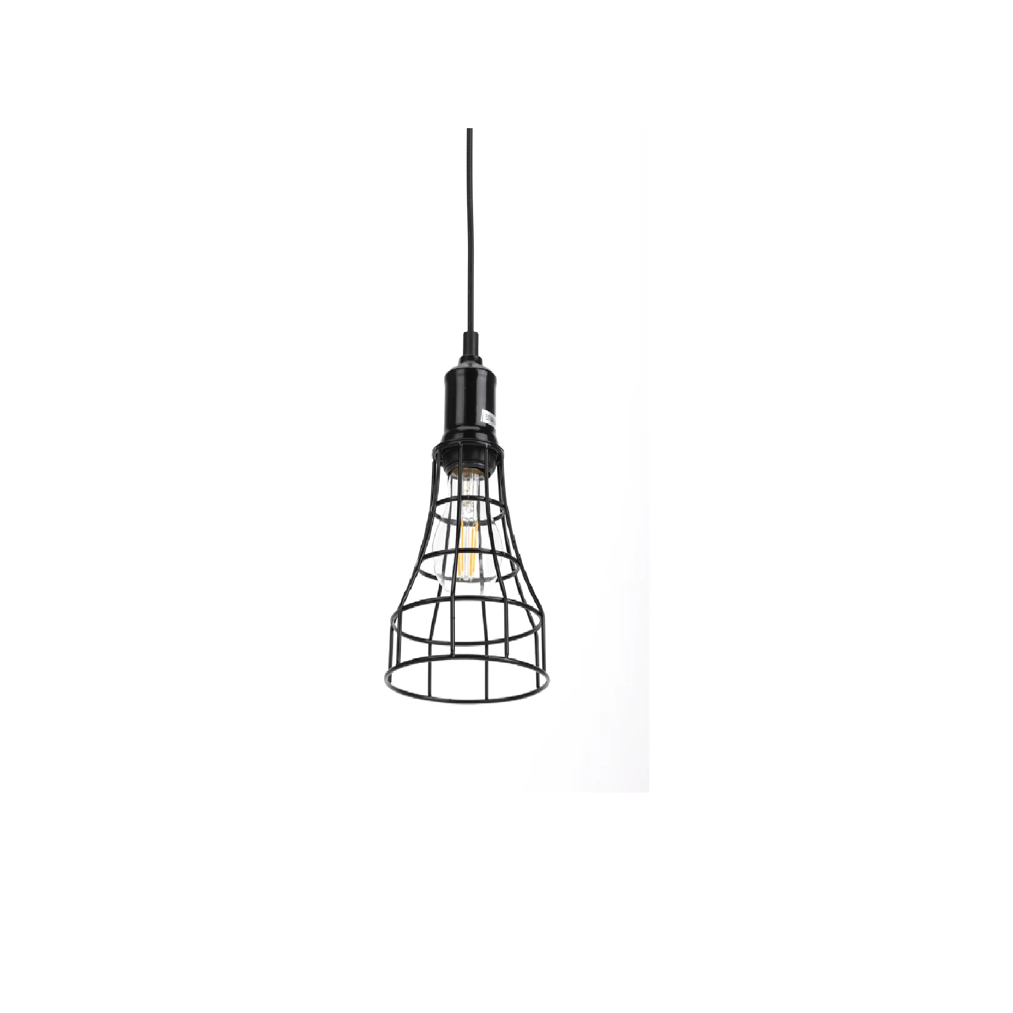 Светильник подвесной ЭРА PL10 BK LOFT черный металл Е27 135мм Б0037457 - Б0037457 - купить в АПлайн