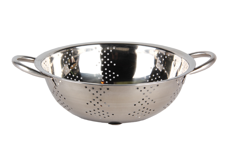 Дуршлаг металл. 24см 1,2л с ручками 5141