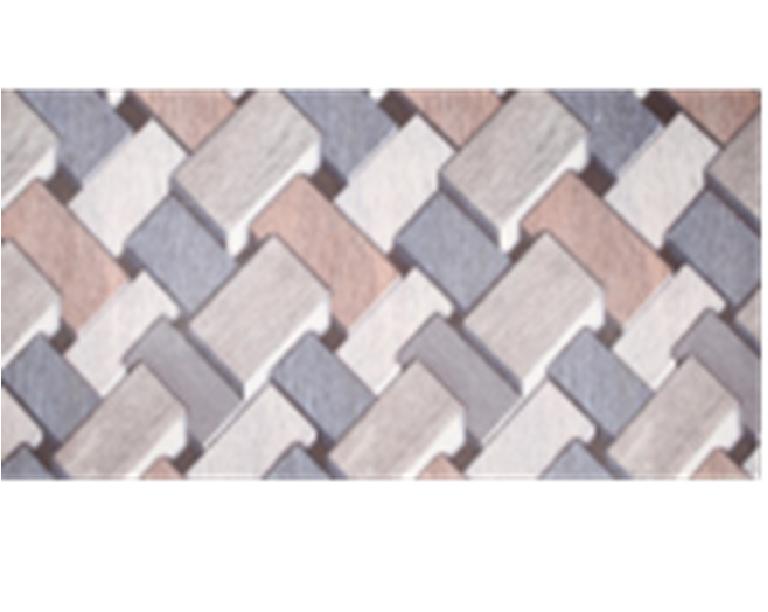 Дорожка резиновая 0,8х15м с 3D рисунком BZ1-AF142-5