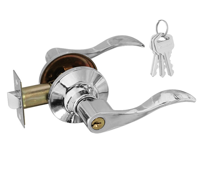 Ручка-защелка НОРА-М ISPARUS ЗВ1-01 (ключ/фиксатор) хром16941- купить в АПлайн