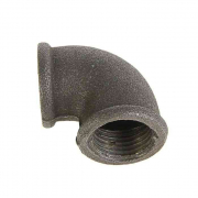 Угол черный 15Х25  (1"х1/2")