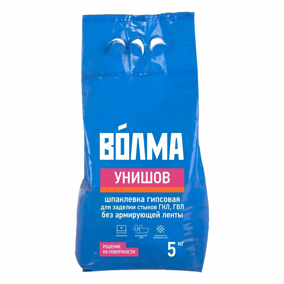 Шпатлевка "Волма" Унишов гипсовая 5кг30000857- купить в АПлайн