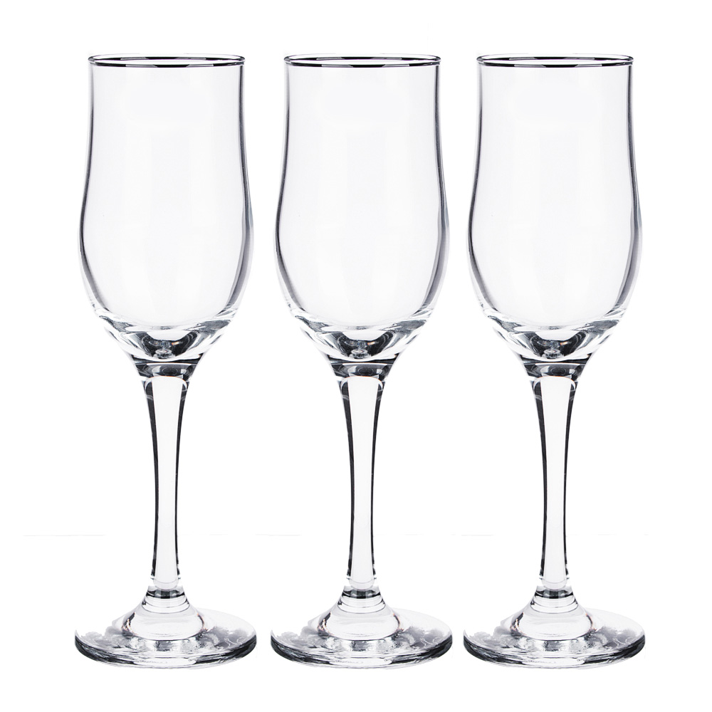 Набор бокалов стекл. Pasabahce Tulipe 3шт 200мл 44160B - 44160B/ - купить в АПлайн