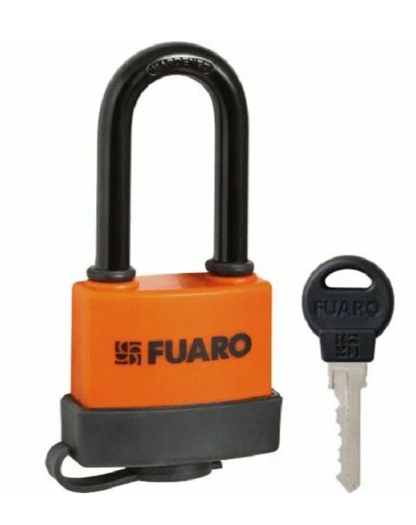 Замок навесной FUARO PL-3660 LS всепогодный 72 мм длинная дужка