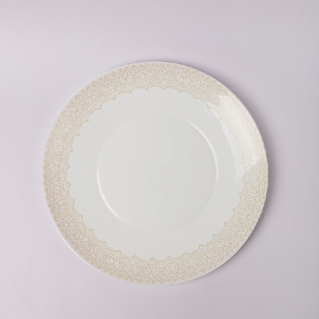 Тарелка стеклокерам. AYSEL 25см PO-250-949 116841