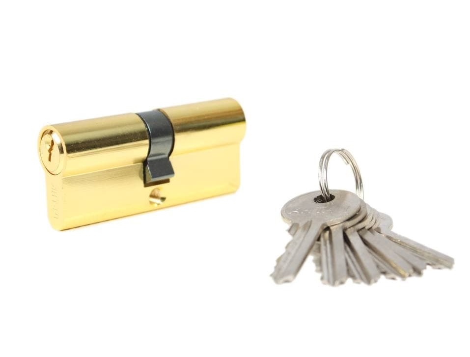 Цилиндр замка (личинка) Антал ZA-60-G-5 30х30мм латунь