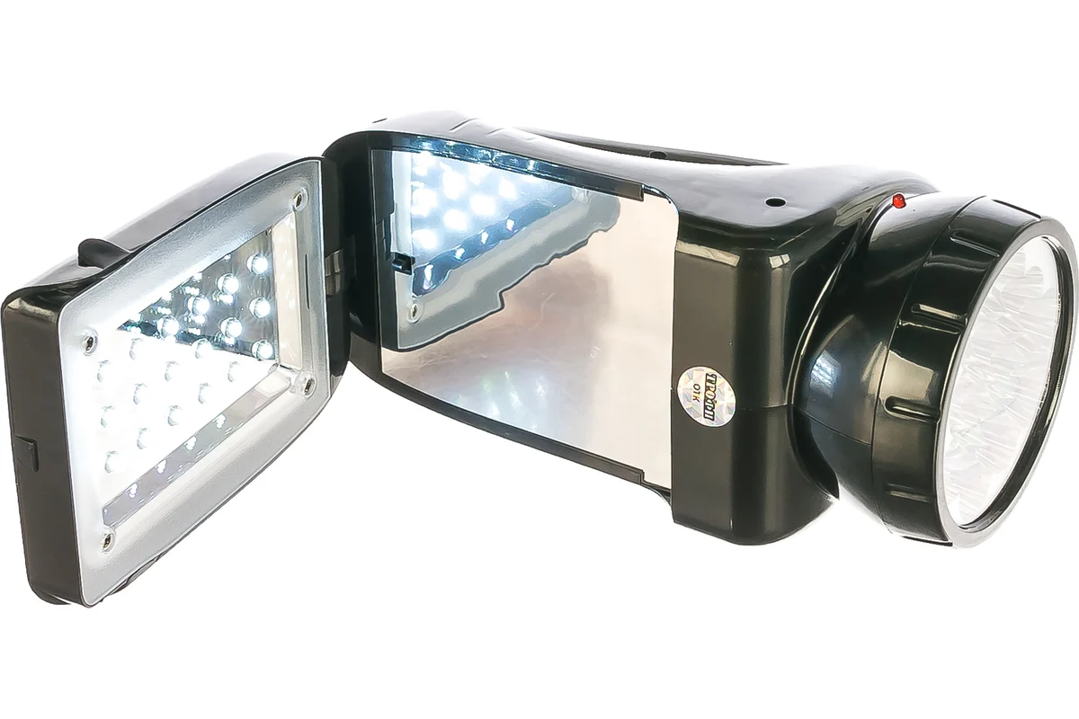 Фонарь ЭРА ТРОФИ TSP12 12+18ХLED аккум. 4V1.8AH /948/