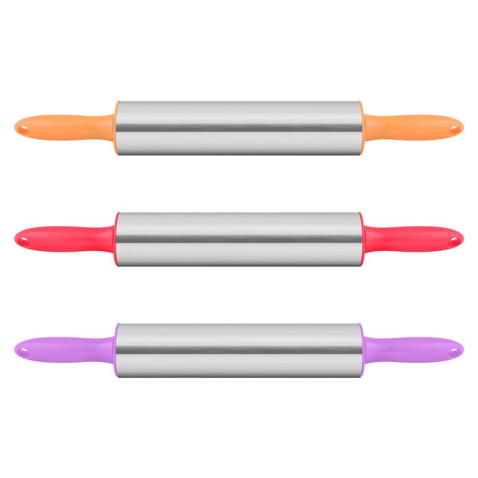 Скалка металл. Мультидом 42см AN80-116