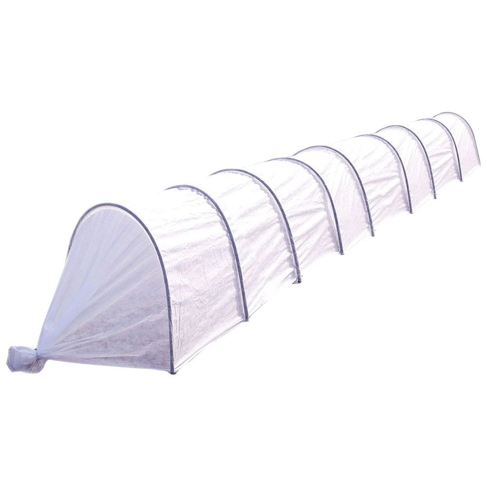 Парник в сборе 8м дуги ПВХ 9шт, 2,5м, укрывной материал88804- купить в АПлайн