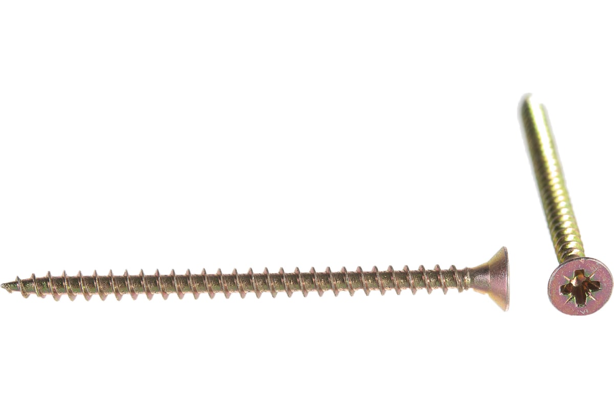 Саморез универсальный желтый 4,0х60 коробка (200шт) Стройметиз