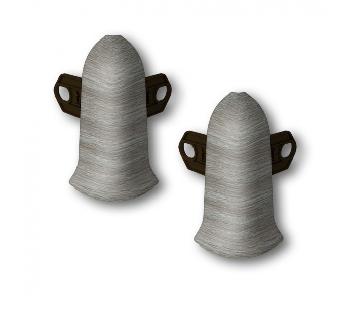 Угол нар. для плинтуса "Идеал Классик" 55мм (2 шт во флоупаке), 210 Дуб пепельный