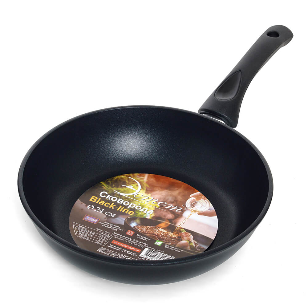Сковорода алюм. Black line 24см ЭТ-70485