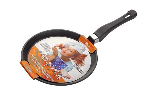 Блинница алюм. Маруся 22см чёрная 3222бл