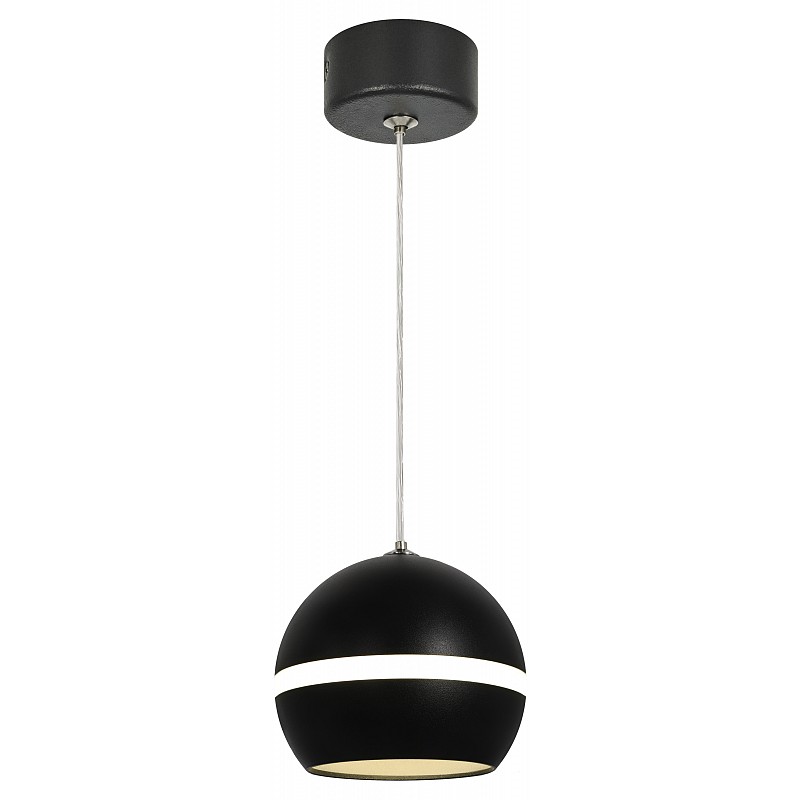 Светильник потолочный подвесной черный шар PL21 BK GX53 Эра