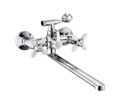 Смеситель для ванны GOTA ROCIO OLIVA хромированный с длинным изливом 400 мм G334941  