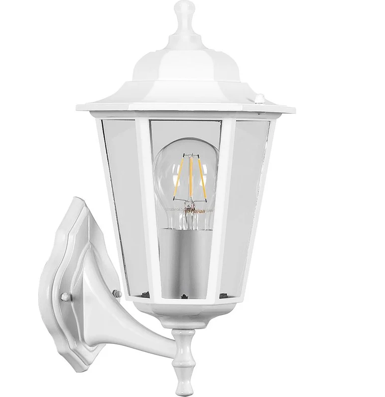 Светильник Feron садово-парковый E27 207*207*340мм НБУ 06-60-001 32268 белый/037