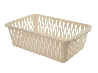 Корзина для хранения пласт. Keeplex Light M 30х19,5х9,5см бежевый топаз KL201210005