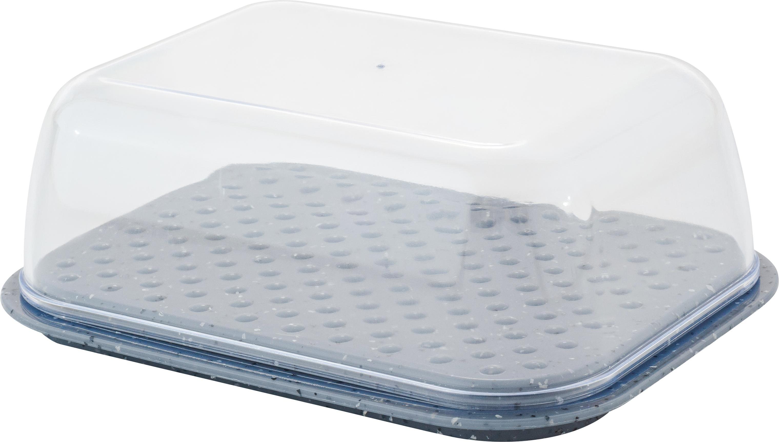 Масленка пласт. Камень 145х110х54мм темный PT909612026PT909612026- купить в АПлайн