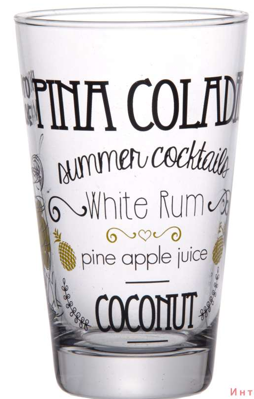 Стакан стекл. Саммер Коктейлс 395мл 42877SLBD7 - 42877SLBD7 - купить в АПлайн