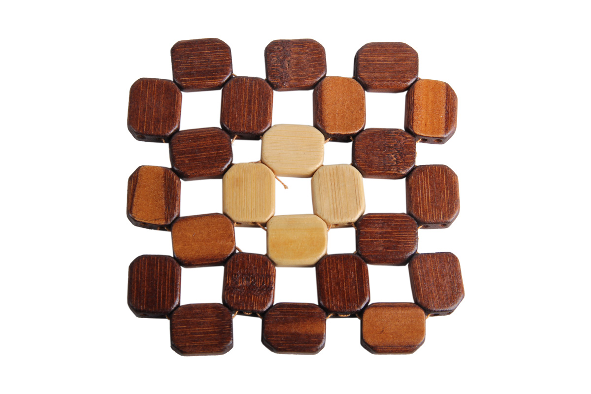 Подставка под горячее Бамбук 12х12см 4642