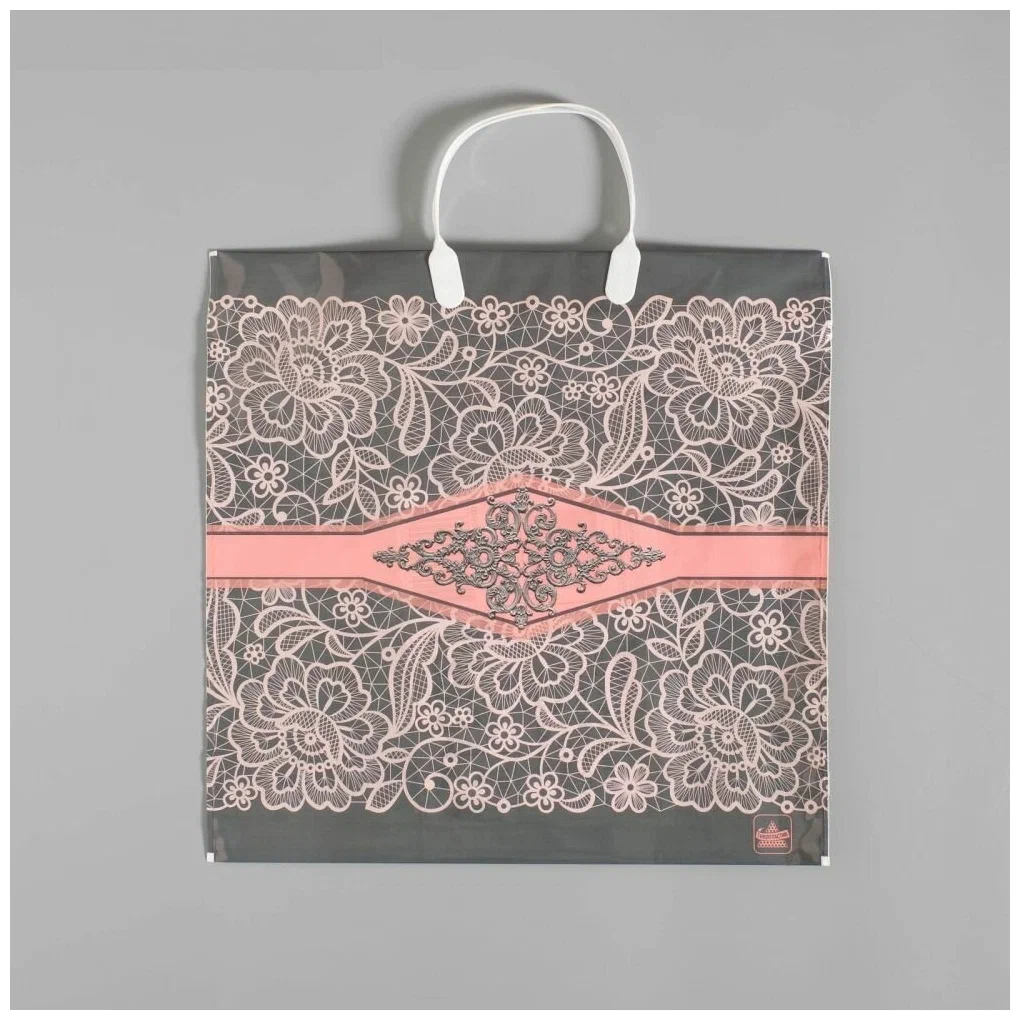 Пакет п/э Артпласт Ницца 36х37+10см с пласт. ручкой 100мкм ПЛР33013