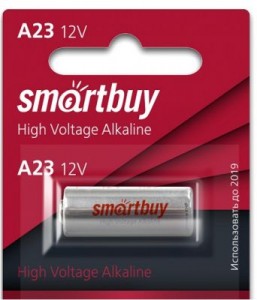 Элемент питания А23 алкалиновый Smartbuy 12V SBBA-23A5B, 1шт.