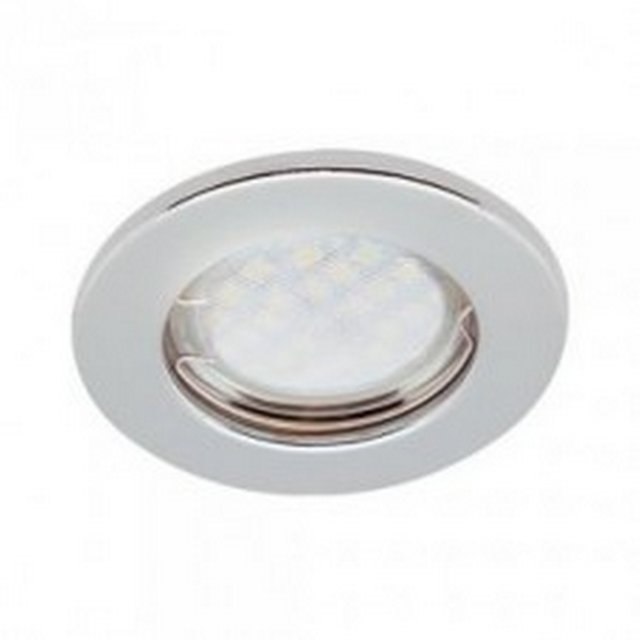 СВЕТИЛЬНИК ВСТР. GU5.3 "ECOLA" DL90 MR16 GU5.3 ПЛОСКИЙ ХРОМ 30Х80 FС1611EFY /373/