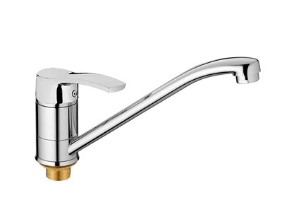 Смеситель для кухни GOLDEN FOX YORKSHIRE DALES хром/латунь с длинным изливом, креп.гайка 11225-FOX 