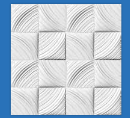 Плитка потолочная "Формат" Идиллия Люкс инжекционная DITP-0IDYLL-WH-0018 (блист.8 шт)