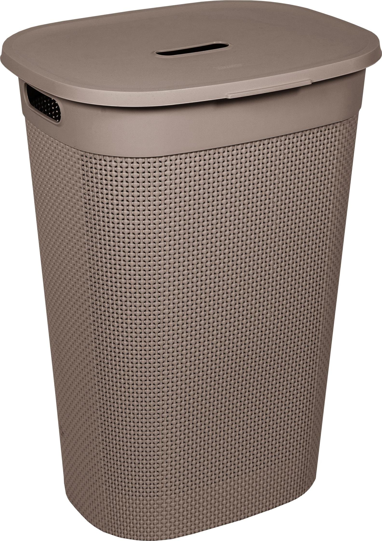 Корзина для белья пласт. ОСЛО 55л шоколадный мокко PT133410015PT133410015- купить в АПлайн