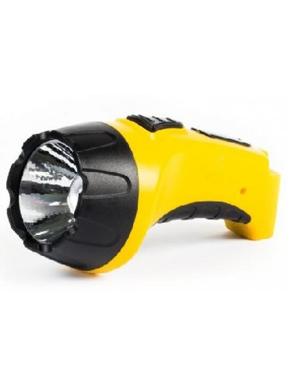 ФОНАРЬ РУЧНОЙ СТАРТ LHE 501-В1 ,ПЛАСТИК ЦВЕТ YELLOW (ЖЕЛТ.) (ПИТАНИЕ БАТ.3ХААА ) /460/