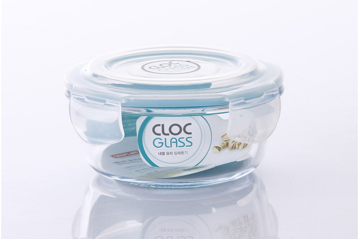 КОНТЕЙНЕР КРУГЛЫЙ СТЕКЛЯННЫЙ С КРЫШКОЙ Д/ПИЩЕВЫХ ПРОДУКТОВ 950 МЛ АРТ. GS6049