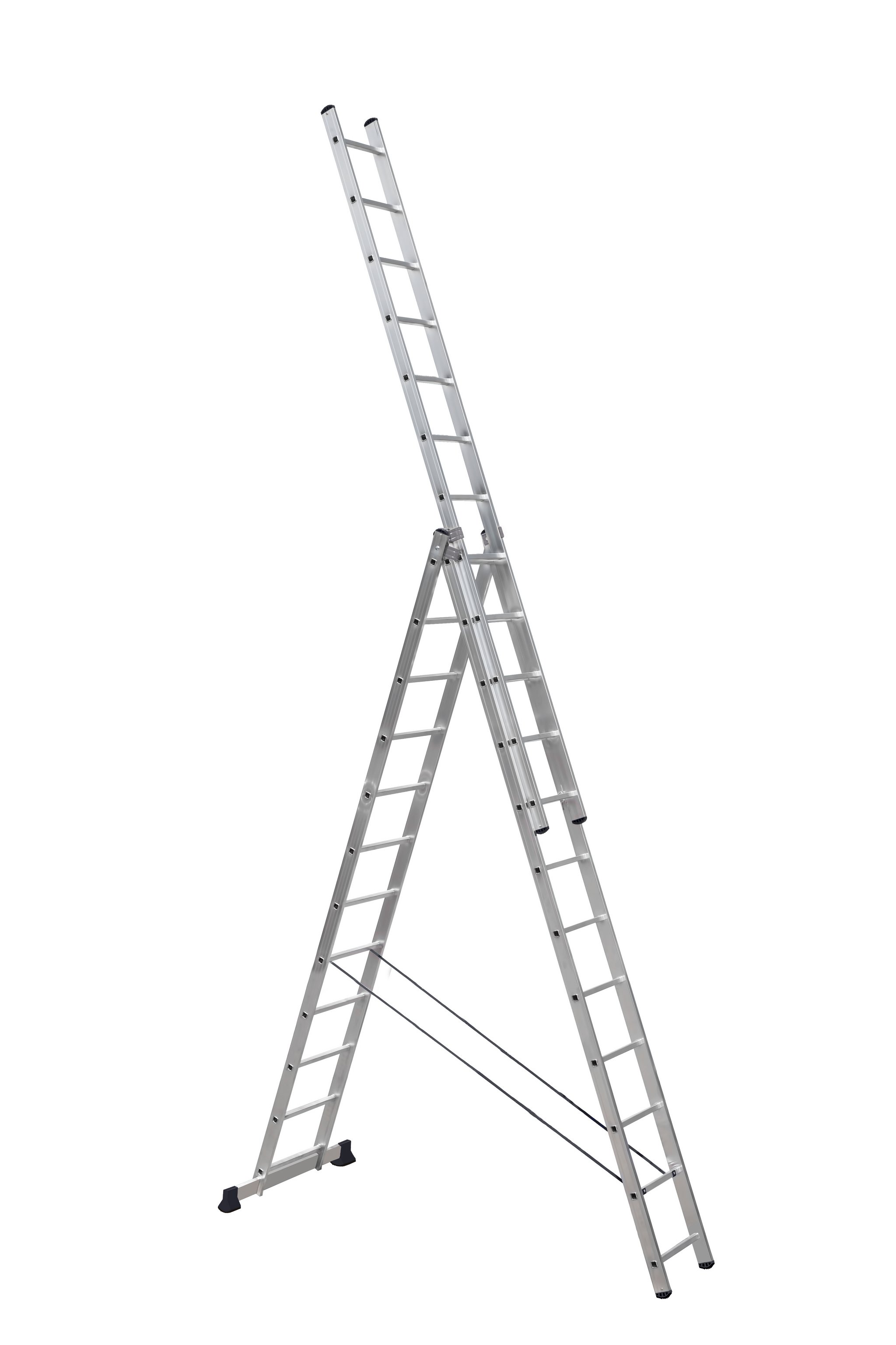 Лестница алюминиевая 3-секционная 12 ступеней Scala SC 3012SC 3012- купить в АПлайн