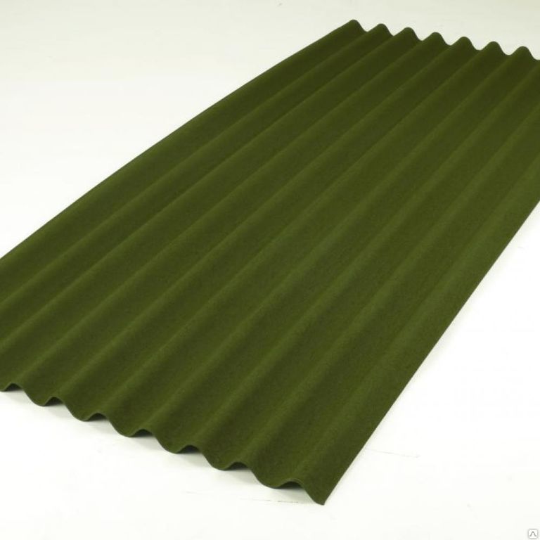 Лист битумный ондулин "SMART" зеленый 0,95х1,95м
