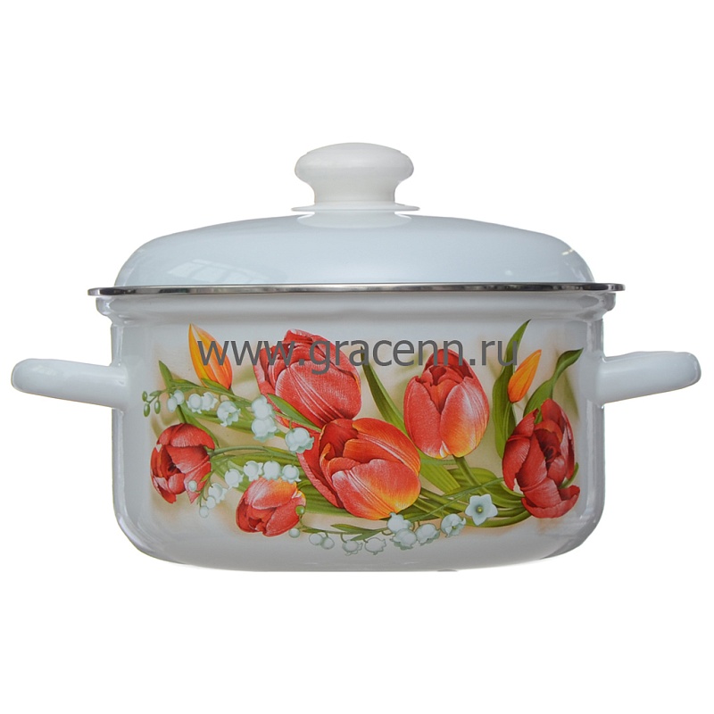 Кастрюля эмал. Ласковый май 3л С-1612АП2/4 35915