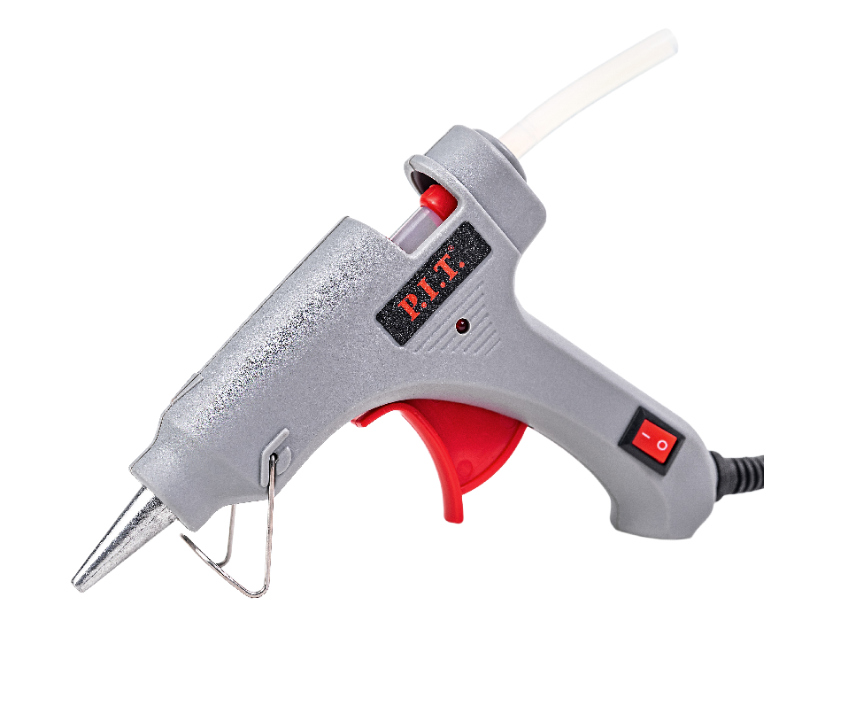 Термопистолет клеевой 7мм, 20Вт P.I.T. PEC 20-D (стержень в подарок)